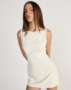 Tanner Mini Dress (Oat)*CHARCOAL CLOTHING Fashion