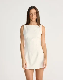 Tanner Mini Dress (Oat)*CHARCOAL CLOTHING Fashion