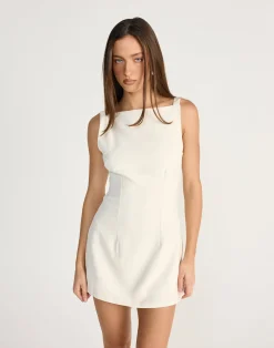 Tanner Mini Dress (Oat)*CHARCOAL CLOTHING Fashion