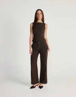Tanner Pants (Chocolate)*CHARCOAL CLOTHING Sale