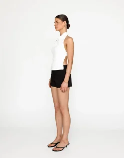 Tansie Top (White)*CHARCOAL Sale