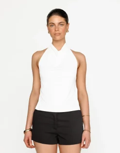 Tansie Top (White)*CHARCOAL Sale