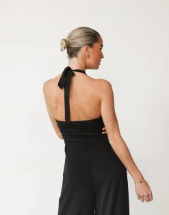 Tara Top (Black)*CHARCOAL Hot