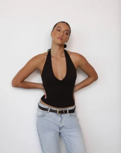 Tara Top (Chocolate)*CHARCOAL Sale