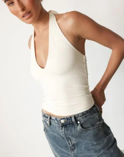 Tara Top (Oat)*CHARCOAL Best