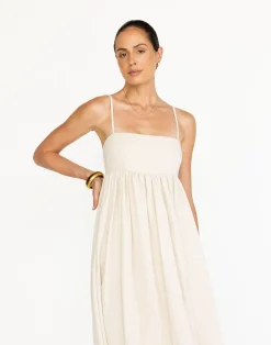 Tarsha Maxi Dress (Oat)*CHARCOAL Clearance