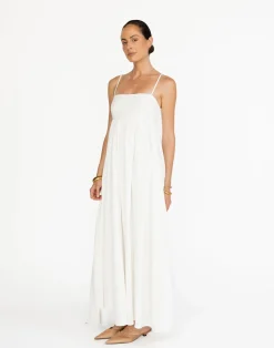 Tarsha Maxi Dress (Off White)*CHARCOAL Outlet