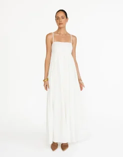 Tarsha Maxi Dress (Off White)*CHARCOAL Outlet