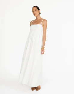 Tarsha Maxi Dress (Off White)*CHARCOAL Outlet
