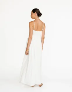 Tarsha Maxi Dress (Off White)*CHARCOAL Outlet
