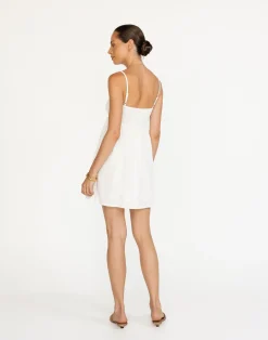 Tarsha Mini Dress (Off White)*CHARCOAL Fashion