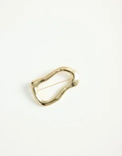 Tayla Brooch (Gold)*CHARCOAL New
