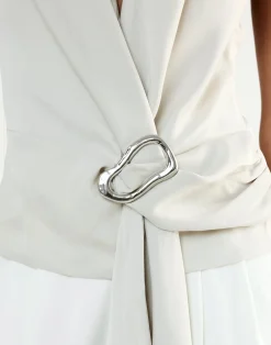 Tayla Brooch (Silver)*CHARCOAL Fashion