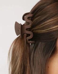 Teela Hair Clip (Chocolate)*CHARCOAL New