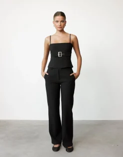 Terese Top (Black)*CHARCOAL Clearance