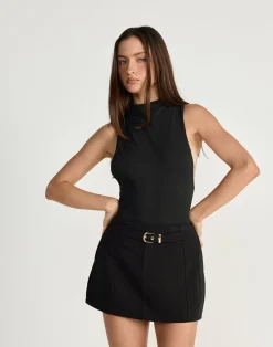 Tessa Mini Skirt (Black)*CHARCOAL CLOTHING New