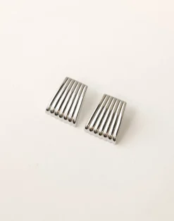 Teyana Earrings (Silver)*CHARCOAL Sale