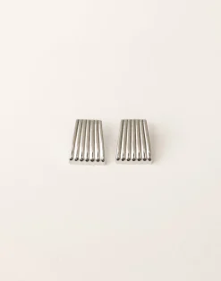 Teyana Earrings (Silver)*CHARCOAL Hot