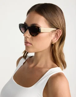 The Alba Sunglasses (Toffee Tort Bisque Pecan) - By Banb*Billini Discount