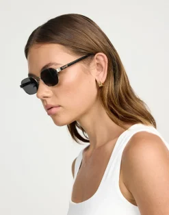 The Blake Sunglasses (Silver Smoke) - By Banb*Billini New