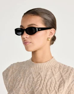 The Kasia Sunglasses (Black-Black)  - By Banb*BANBE Best