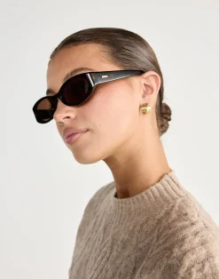 The Kasia Sunglasses (Havana Tort - Walnut)  - By Banb*BANBE Outlet