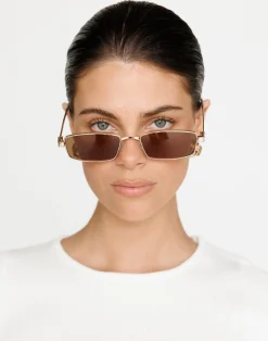 The Monroe Sunglasses (Gold-Brown) - By Banb*Billini Fashion