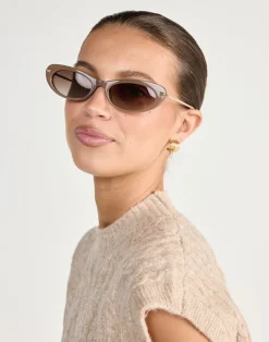 The Rae Sunglasses (Taupe-Brown)  - By Banb*BANBE Hot