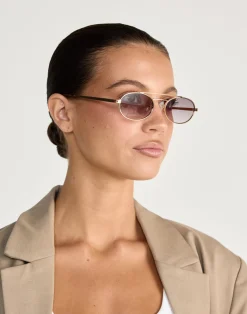 The Winnie Sunglasses (Gold-Smoke Fade)  - By Banb*BANBE Outlet