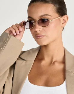 The Winnie Sunglasses (Gold-Smoke Fade)  - By Banb*BANBE Outlet
