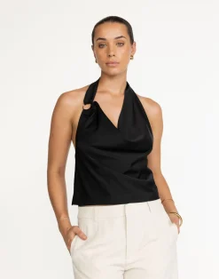 Theda Top (Black)*CHARCOAL Discount