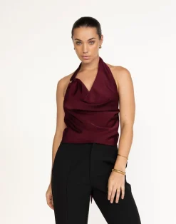 Theda Top (Plum)*CHARCOAL Hot