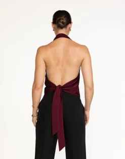 Theda Top (Plum)*CHARCOAL Hot