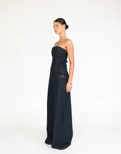 Toni Denim Corset (Indigo)*CHARCOAL Hot