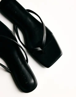 Tove Thongs (Black) - By*Billini New