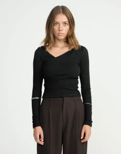 Twyla Long Sleeve Top (Black)*CHARCOAL CLOTHING New