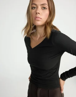 Twyla Long Sleeve Top (Black)*CHARCOAL CLOTHING New