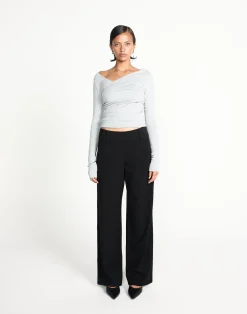 Twyla Long Sleeve Top (Grey Marle)*CHARCOAL CLOTHING Hot