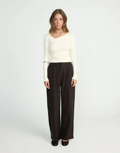 Twyla Long Sleeve Top (Oat)*CHARCOAL CLOTHING Best