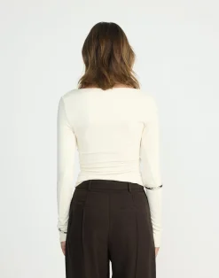 Twyla Long Sleeve Top (Oat)*CHARCOAL CLOTHING Best