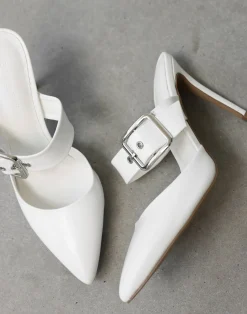Usha Heels (White) - By*Billini Outlet