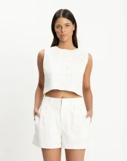 Vacation Shorts (White)*CHARCOAL CLOTHING Outlet