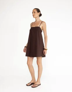 Valerie Mini Dress (Chocolate)*CHARCOAL Fashion