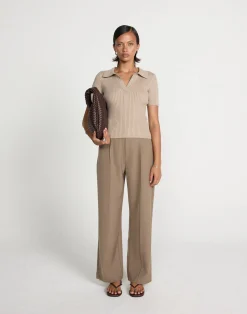 Vandelia Pants - Petite (Mushroom)*CHARCOAL CLOTHING Best
