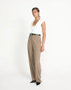 Vandelia Pants (Mushroom)*CHARCOAL CLOTHING Discount
