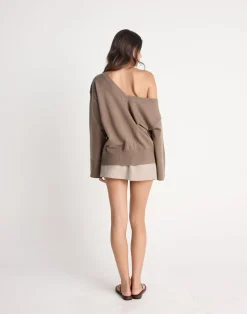 Venezio Jumper (Brown Marle)*CHARCOAL Fashion