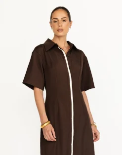 Vero Maxi Dress (Chocolate)*CHARCOAL Hot