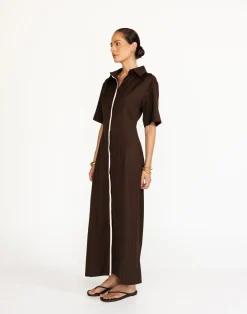 Vero Maxi Dress (Chocolate)*CHARCOAL Hot