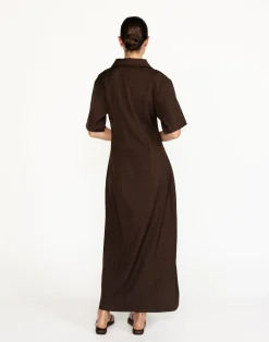 Vero Maxi Dress (Chocolate)*CHARCOAL Hot