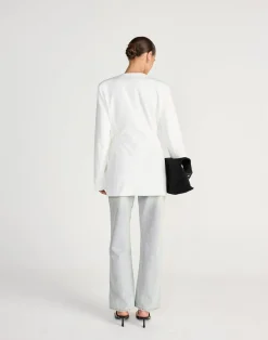 Vianne Blazer (White)*CHARCOAL CLOTHING New